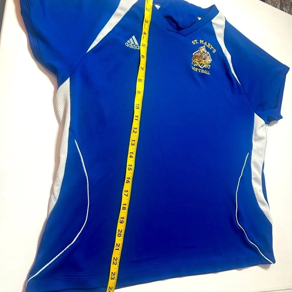 Adidas Blue and White Athletic Jerseys
